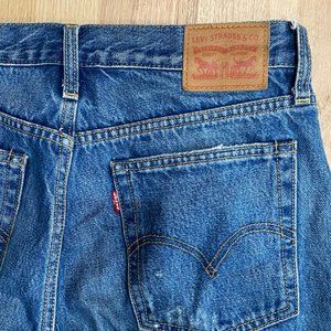 LEVI'S HIGH RISE WEDGIE ICON JEANS - WHITE OAK CONE DENIM - CRISP WINDS - 29